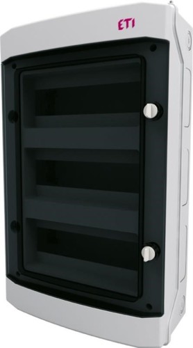 Rozdzielnia plastikowa NT 36M 3x 12M N+PE IP65 535x319x144 drzwi dymne biały DIDO 1500VDC - 2946351