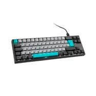 Ducky Miya Pro Moonlight TKL Klawiatura Gamingowa do PC/Mac, MX-Red, Biała dioda LED - Ciemnoszara - 2946358