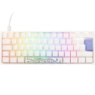 Ducky One 2 Pro Mini White Edition Gaming Tastatur, RGB LED - Cherry Silent Red - 2946381