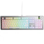 Glorious GMMK 3 Pro 100% niestandardowa klawiatura do gier - wstępnie złożona, ANSI (USA), przełączniki Fox, srebrna - 2946396