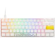 Ducky One 2 Pro Mini White Edition Gaming Tastatur, RGB LED - Cherry Blue (US) - 2946398