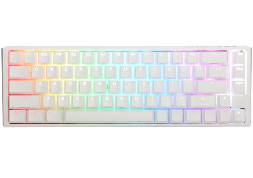 Ducky One 3 Classic Pure White SF klawiatura Gaming USB Niemiecki Biały - 2946578