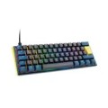 Ducky One 3 Daybreak Mini klawiatura Gaming USB Niemiecki Czarny, Niebieski, Zielony - 2946793