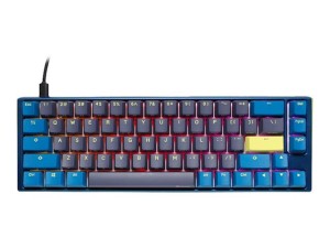Ducky One 3 SF DayBreak klawiatura Gaming USB Niemiecki Czarny, Niebieski