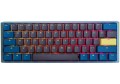 Ducky One 3 Daybreak Mini klawiatura Gaming USB Niemiecki Czarny, Niebieski, Zielony - 2946875