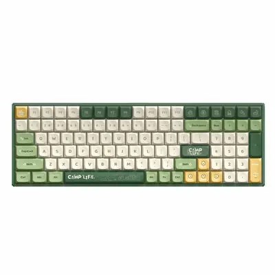 IQUNIX F97 Camping Bezprzewodowa klawiatura do gier, RGB - MX-Brown-Switches (USA) - 2947009