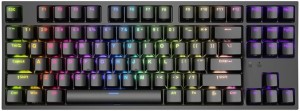 GENESIS Thor 404 TKL klawiatura Gaming USB QWERTY Amerykański międzynarodowy Czarny