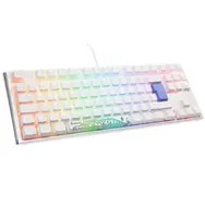 Ducky One 3 Classic Pure White TKL Gaming Tastatur RGB LED - MX-Brown klawiatura USB Niemiecki Biały