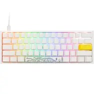 Ducky DKON2061ST klawiatura Gaming USB QWERTY Amerykański międzynarodowy Biały