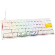 Ducky DKON2061ST klawiatura Gaming USB QWERTY Amerykański międzynarodowy Biały