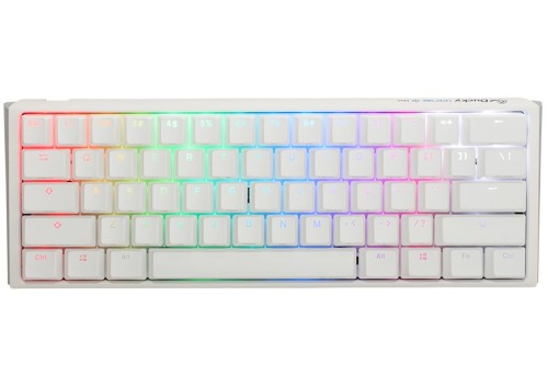 Ducky One 3 Mini Pure White klawiatura Gaming USB Niemiecki Biały - 2947182