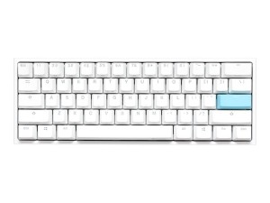Ducky DKON2061ST klawiatura Gaming USB QWERTY Amerykański międzynarodowy Biały