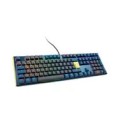 Ducky One 3 Daybreak RGB klawiatura Gaming USB Niemiecki Czarny, Niebieski, Zielony - 2947272