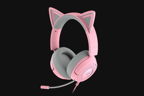 Zestaw słuchawkowy Razer Gaming Kraken Kitty V3 X Przewodowe Nauszne Mikrofon Kwarc - 2925529
