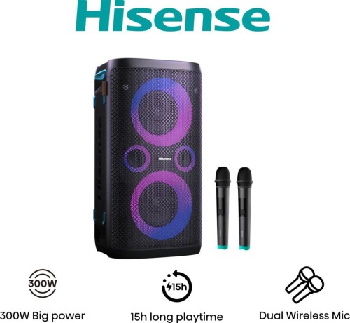 Hisense HP110 Czarny 300 W - 2947578
