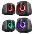 DEFENDER GŁOŚNIKI PC J1 2.0 6W LED USB CZARNE 65961 - 2947585
