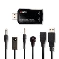 Lindy 38331 przedłużacz AV Nadajnik i transceiver AV Czarny - 2947783