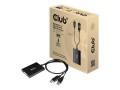 CLUB3D CAC-1010-A adapter kablowy 0,6 m DisplayPort DVI-D + USB Czarny - 2947835