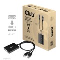 CLUB3D CAC-1010-A adapter kablowy 0,6 m DisplayPort DVI-D + USB Czarny - 2947824