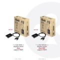 CLUB3D CAC-1010-A adapter kablowy 0,6 m DisplayPort DVI-D + USB Czarny - 2947829