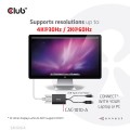 CLUB3D CAC-1010-A adapter kablowy 0,6 m DisplayPort DVI-D + USB Czarny - 2947828