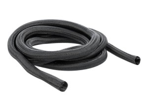 DeLOCK Koszulka pleciona, rozciągana 10 m x 25 mm czarna