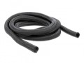 DeLOCK Koszulka pleciona, rozciągana 10 m x 25 mm czarna - 2947844