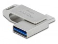 DeLOCK Pendrive USB-C + Typ-A 5 Gbps 128 GB - metalowa obudowa - 2947864