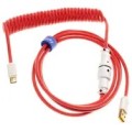 Ducky Premicord kabel USB 1,8 m USB A USB C Różowy - 2948052