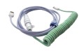 Ducky Premicord kabel USB 1,8 m USB A USB C Niebieski, Zielony - 2948053