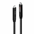 Hybrydowy kabel LINDY USB 3.2 Gen 2 i DP 1.4 typu C o długości 15 m - 2948060
