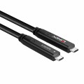 Hybrydowy kabel LINDY USB 3.2 Gen 2 i DP 1.4 typu C o długości 15 m - 2948062
