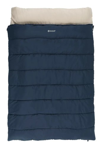 Outwell Contour Lux Double Dorosły Śpiwór prostokątny Poliester Niebieski - 2926684