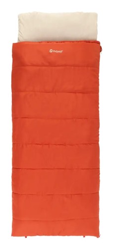 Outwell Contour Lux Dorosły Śpiwór prostokątny Poliester Czerwony - 2926728