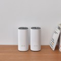 TP-Link Deco E4 (2-pack) Dual-band (2.4 GHz/5 GHz) Wi-Fi 5 (802.11ac) Biały, Szary Wewnętrzny - 2948261