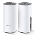 TP-Link Deco E4 (2-pack) Dual-band (2.4 GHz/5 GHz) Wi-Fi 5 (802.11ac) Biały, Szary Wewnętrzny - 2948260