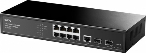 Przełącznik Cudy 8-Port Layer 2 Managed Gigabit z 2 Gigabit SFP - 2948609