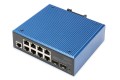 Przemysłowy 8+2 Port L2 Managed Gigabit Ethernet Switch 8x GE RJ45 + 2 SFP Port - 2948623