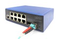 Przemysłowy 8+2 Port L2 Managed Gigabit Ethernet Switch 8x GE RJ45 + 2 SFP Port - 2948619