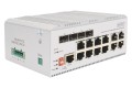Digitus 8-portowy przełącznik sieciowy Gigabit Ethernet PoE, przemysłowy, zarządzany L2, 4 SFP Uplink - 2948643