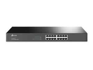 TP-Link TL-SG1016 przełącznik sieciowy Nie zarządzany Gigabit Ethernet (10/100/1000) 1U Czarny