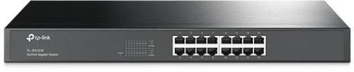 TP-Link TL-SG1016 przełącznik sieciowy Nie zarządzany Gigabit Ethernet (10/100/1000) 1U Czarny - 2948690