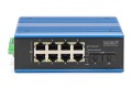 Industrialny przełącznik Ethernet 8+2 -Port Gigabit PoE Switch 8 Port GE PoE RJ45, 2 GE SFP Port - 2948696