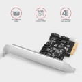Axagon PCES-SA4X4 adapter Wewnętrzny SATA - 2949440