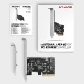 Axagon PCES-SA4X4 adapter Wewnętrzny SATA - 2949443