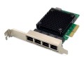 Karta sieciowa przewodowa Quad-RJ45 2.5GbE PCI Express 2.1 Chipset: RTL8125B+ASM1806 - 2949484