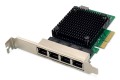 Karta sieciowa przewodowa Quad-RJ45 2.5GbE PCI Express 2.1 Chipset: RTL8125B+ASM1806 - 2949480