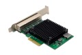 Karta sieciowa przewodowa Quad-RJ45 2.5GbE PCI Express 2.1 Chipset: RTL8125B+ASM1806 - 2949481