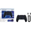 Kontroler bezprzewodowy PS5 SONY DualSense Midnight Black +kabel USB - 2949513
