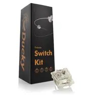 Ducky Gateron G Pro White Switches, mechanisch, 3-Pin, linear, MX-Stem, 38g - 110 Stück - 2949584